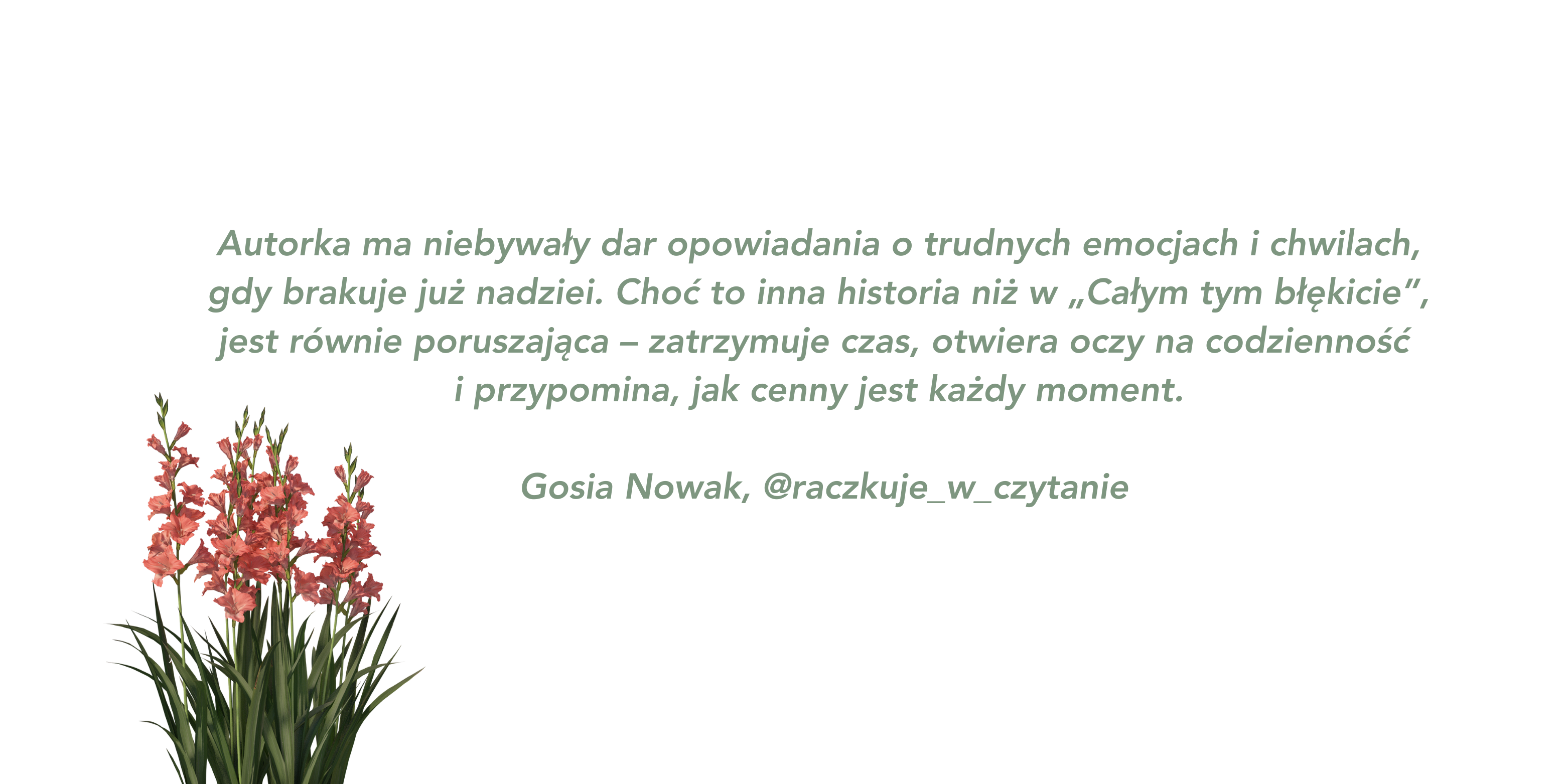 Opinia o książce od Gosi Nowak